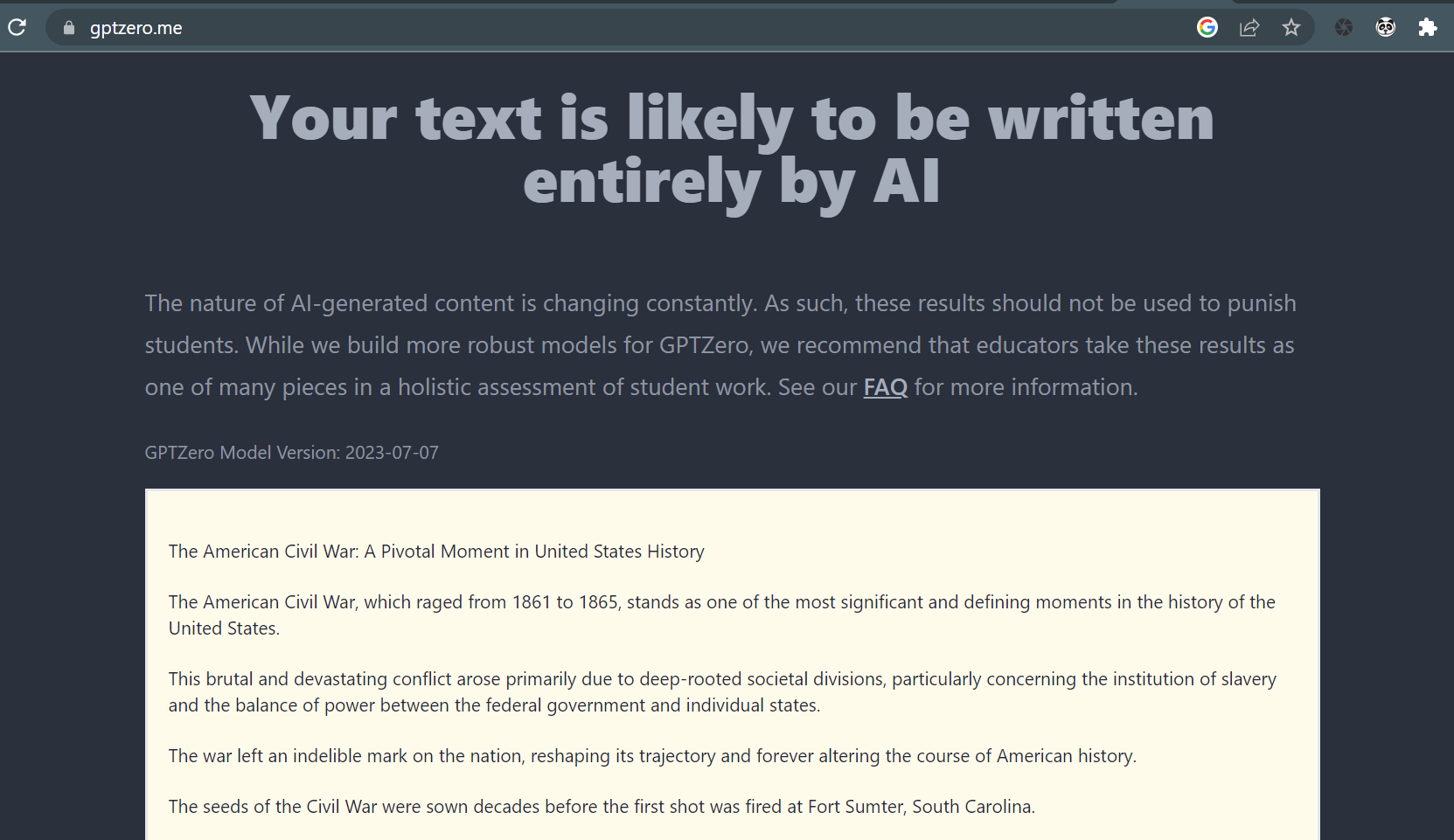 AI Plagiarism Checker for ChatGPT