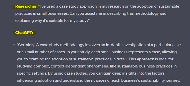 research methodology with AI